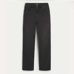 Hollister Women's Black Straight Leg Jeans